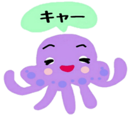 Pretty friend of the sea sticker #12316060