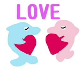 Pretty friend of the sea sticker #12316061