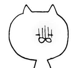 Emotion is rich cat sticker #12317375