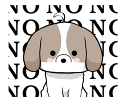 Shih Tzu dog to move 2. sticker #12317473