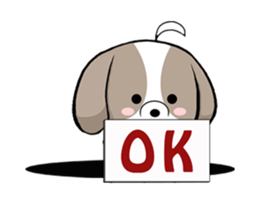 Shih Tzu dog to move 2. sticker #12317477