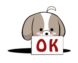 Shih Tzu dog to move 2. sticker #12317477