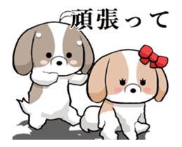 Shih Tzu dog to move 2. sticker #12317478