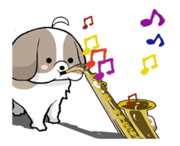 Shih Tzu dog to move 2. sticker #12317484