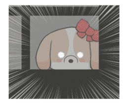 Shih Tzu dog to move 2. sticker #12317489