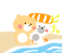 Fluffy Bear Daikichi and shoukichi 3 sticker #12317661