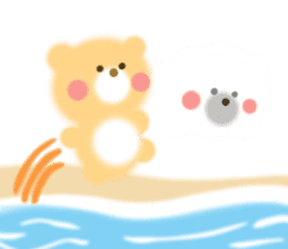 Fluffy Bear Daikichi and shoukichi 3 sticker #12317669