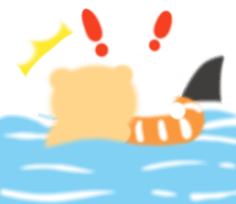 Fluffy Bear Daikichi and shoukichi 3 sticker #12317673