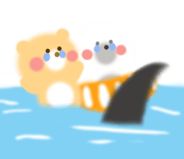 Fluffy Bear Daikichi and shoukichi 3 sticker #12317675