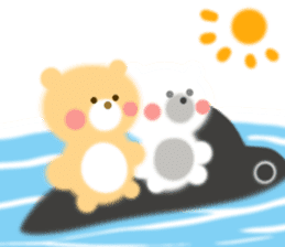 Fluffy Bear Daikichi and shoukichi 3 sticker #12317682