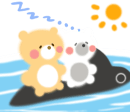 Fluffy Bear Daikichi and shoukichi 3 sticker #12317683