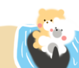 Fluffy Bear Daikichi and shoukichi 3 sticker #12317684