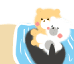 Fluffy Bear Daikichi and shoukichi 3 sticker #12317684