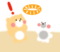 Fluffy Bear Daikichi and shoukichi 3 sticker #12317689