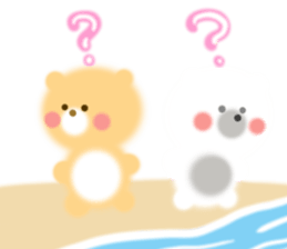 Fluffy Bear Daikichi and shoukichi 3 sticker #12317691