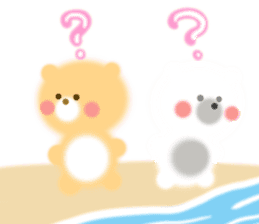 Fluffy Bear Daikichi and shoukichi 3 sticker #12317691