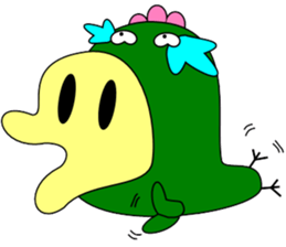 Big mouth chicken sticker #12317701