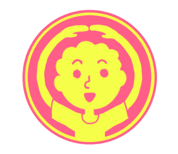 circle sticker of perm boys. sticker #12317866