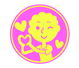 circle sticker of perm boys. sticker #12317868