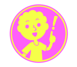 circle sticker of perm boys. sticker #12317871