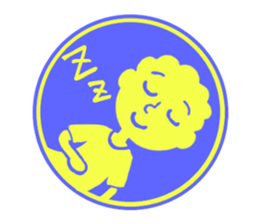 circle sticker of perm boys. sticker #12317891