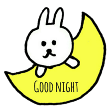 Loose and cute rabbits sticker #12318941