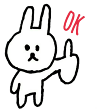 Loose and cute rabbits sticker #12318945