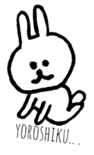 Loose and cute rabbits sticker #12318965