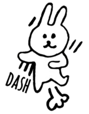 Loose and cute rabbits sticker #12318995