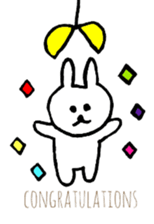 Loose and cute rabbits sticker #12319005