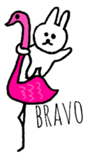 Loose and cute rabbits sticker #12319012