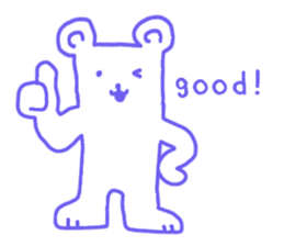 Mr.cool bear sticker #12319774