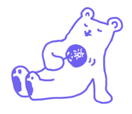 Mr.cool bear sticker #12319805