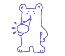 Mr.cool bear sticker #12319806