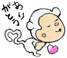 (j)Cute monkey, Sarumu sticker #12319941