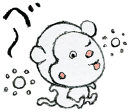 (j)Cute monkey, Sarumu sticker #12319963