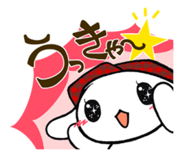 Lop ear rabbit "YUKKINO". sticker #12319977