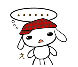 Lop ear rabbit "YUKKINO". sticker #12320006