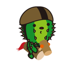 Mr. Cactus living in Kansai <ver.3> sticker #12320078