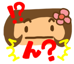 Girl of reaction4 sticker #12320396