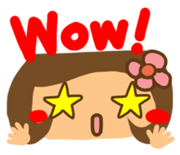 Girl of reaction4 sticker #12320413