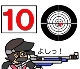 Rifle shooting for Sticker RifleSport sticker #12321547