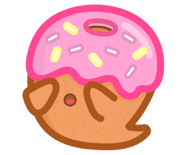 Donut Ghost sticker #12321617