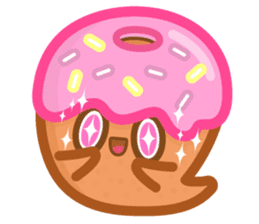 Donut Ghost sticker #12321619
