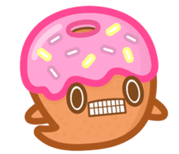 Donut Ghost sticker #12321620