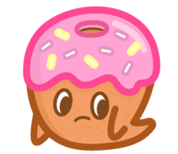 Donut Ghost sticker #12321621