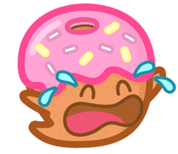 Donut Ghost sticker #12321622