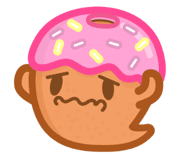 Donut Ghost sticker #12321623