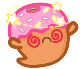 Donut Ghost sticker #12321624