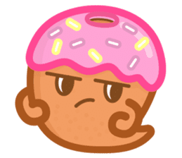 Donut Ghost sticker #12321625